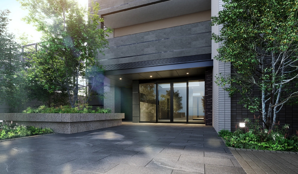 エントランスアプローチ完成予想図