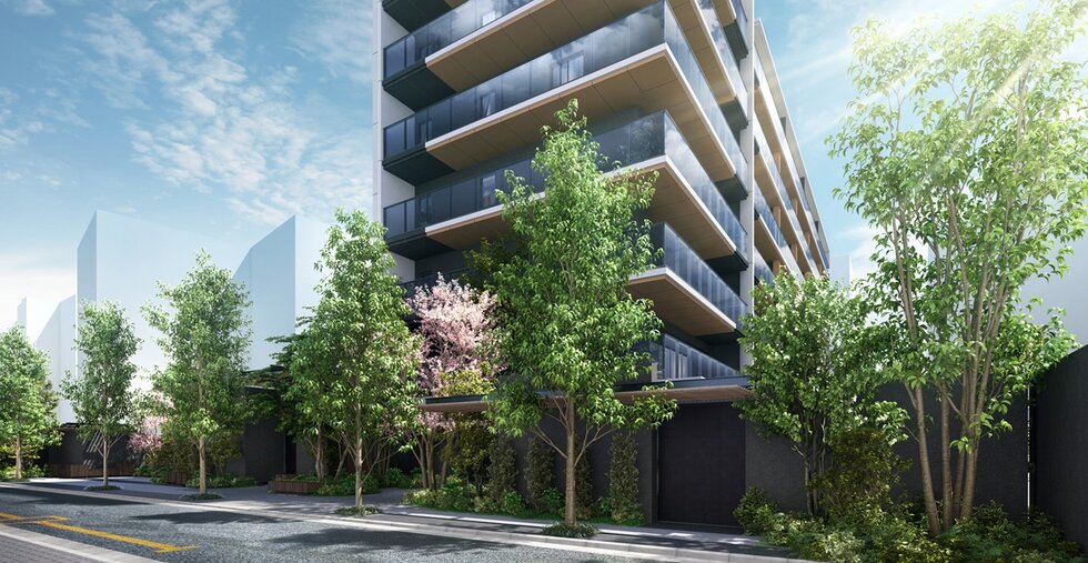 エントランスアプローチ完成予想図