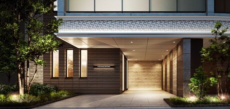 エントランス外観完成予想CG