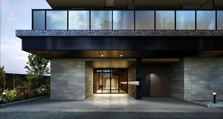 エントランスアプローチ完成予想図