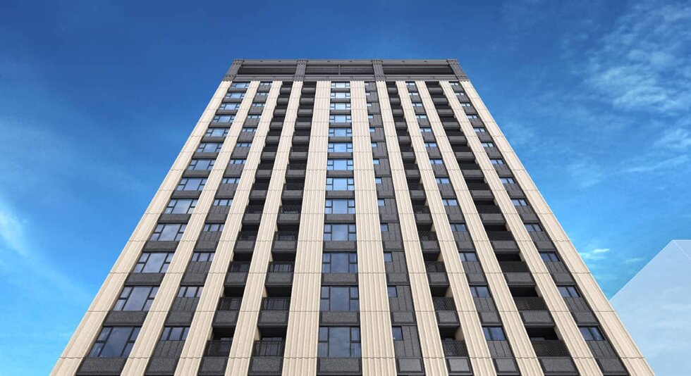 外観見上げ（正面）完成予想図