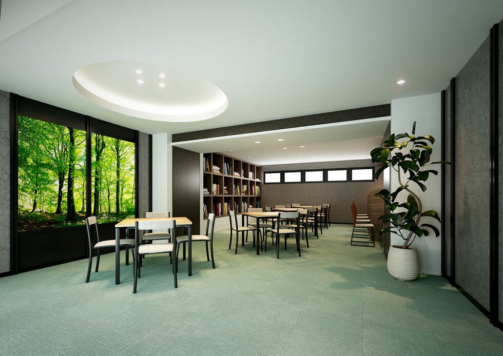 コミュニティルーム完成予想図