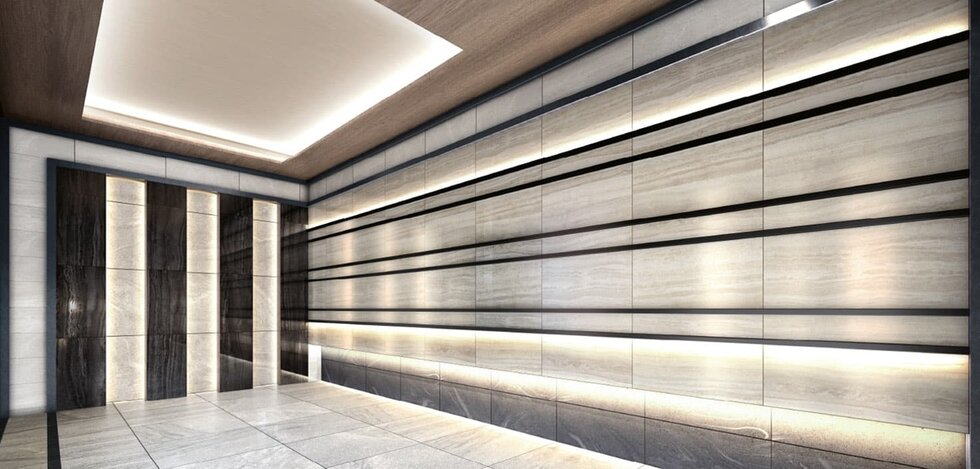 【レーベン東川口 FULISTIA】エントランスホール完成予想CG