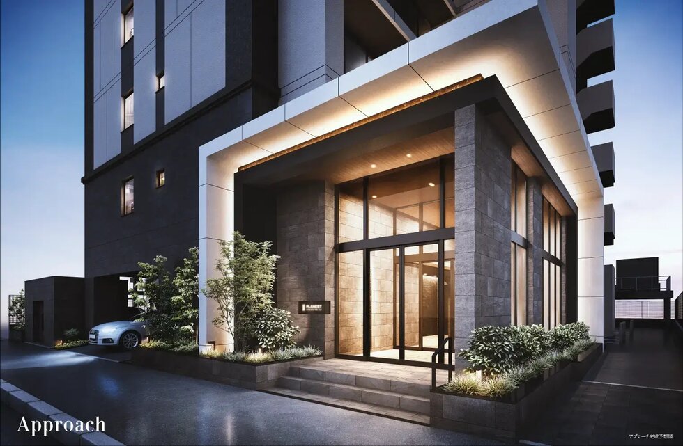 アプローチ完成予想図