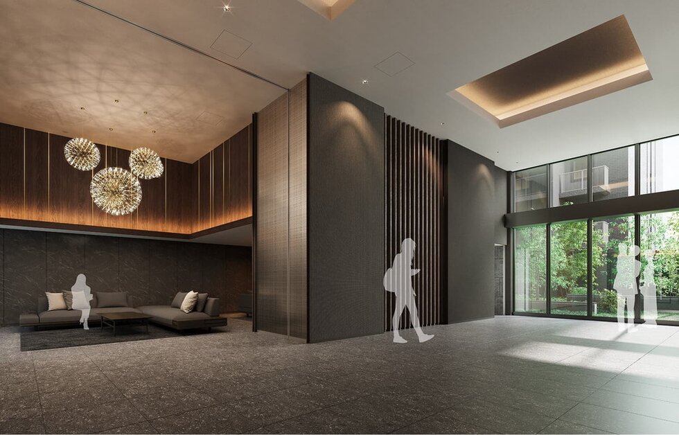 エントランスホール・ラウンジ完成予想図