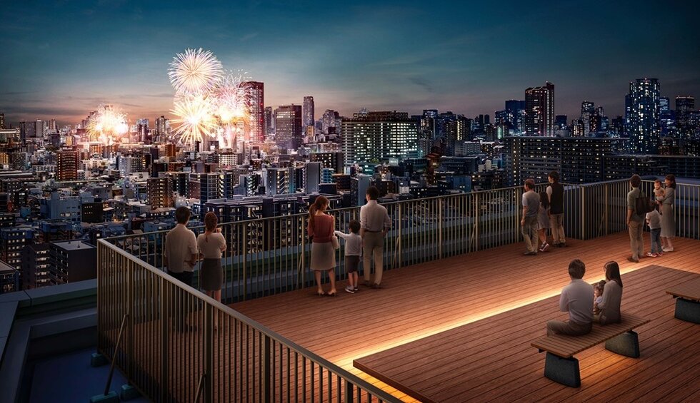 スカイデッキ完成予想図