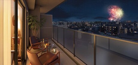 バルコニー完成予想CG