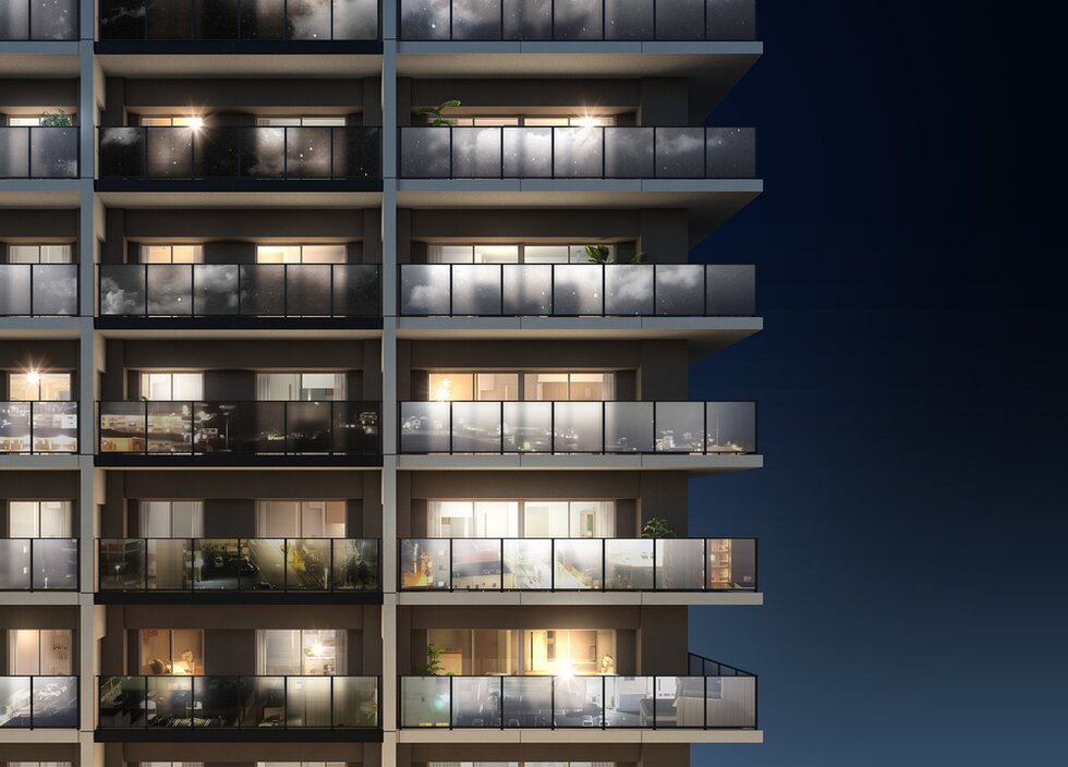 外観完成予想CG（正面）