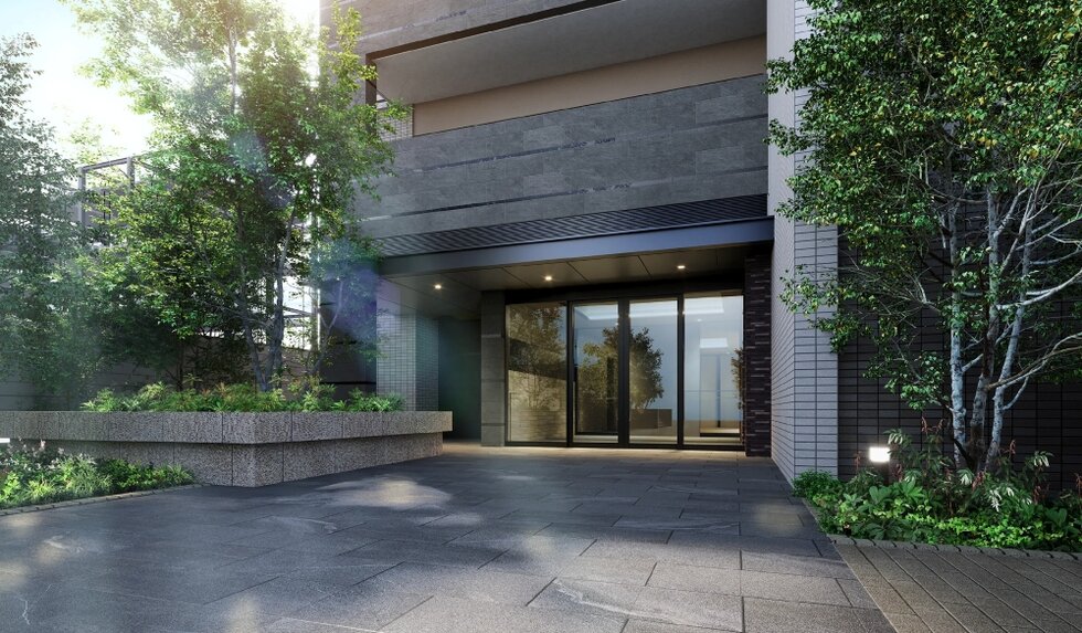 エントランスアプローチ完成予想図