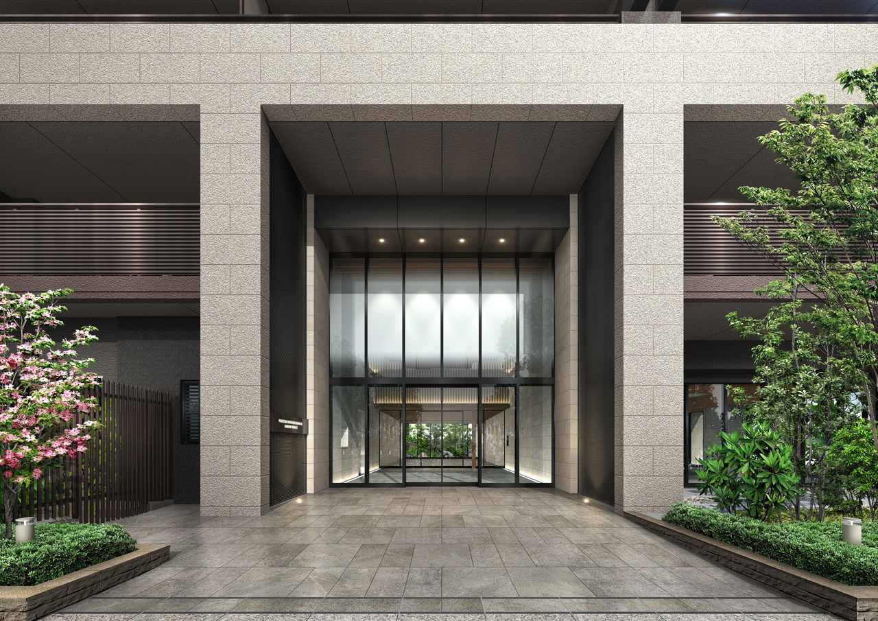 エントランスアプローチ完成予想図