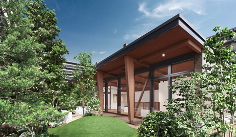 ナラシノヒュッテ完成予想CG