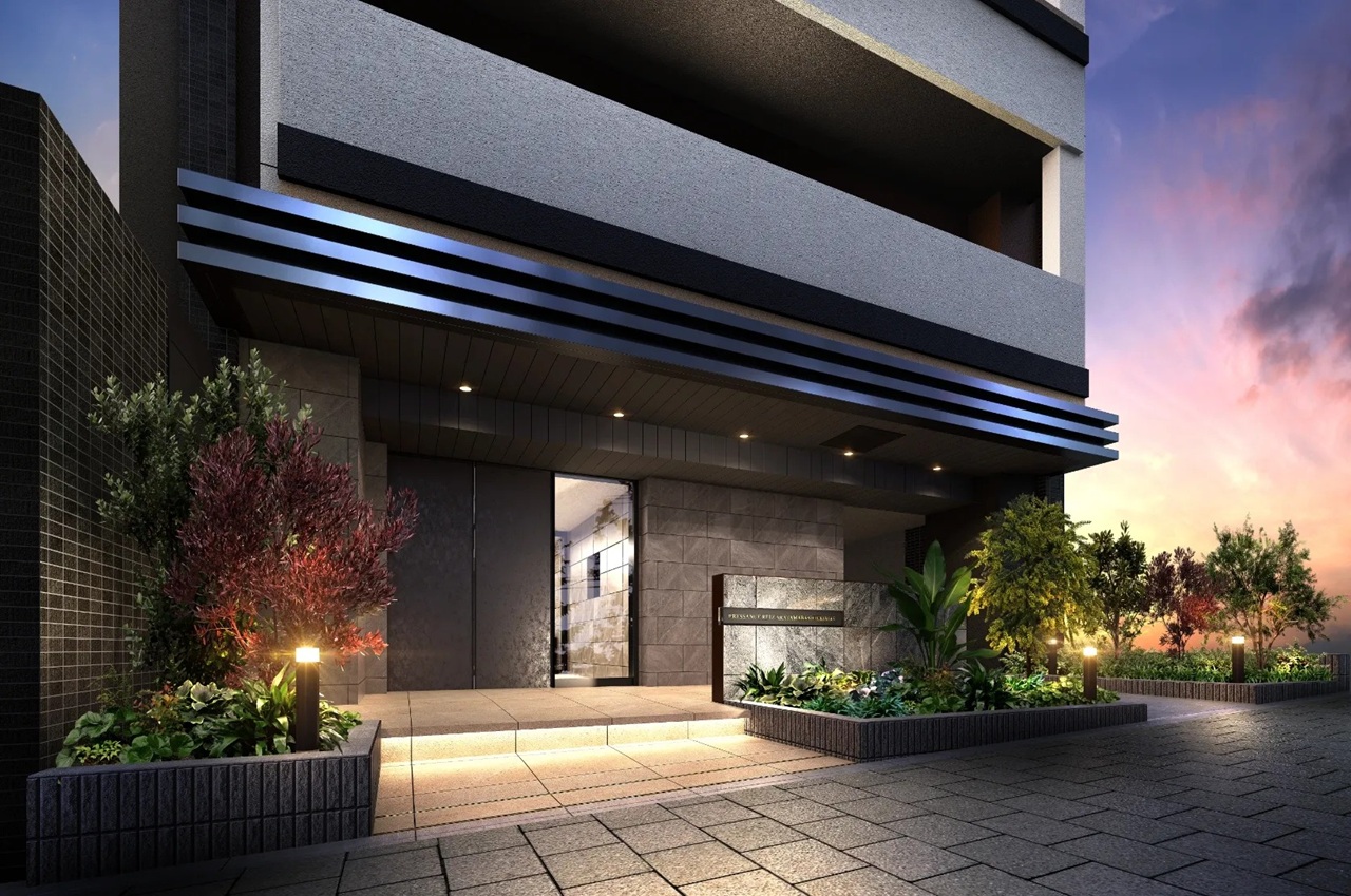 エントランスアプローチ完成予想図