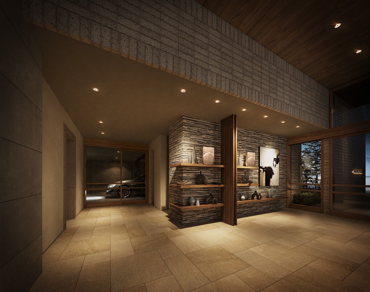 エントランスホール完成予想図