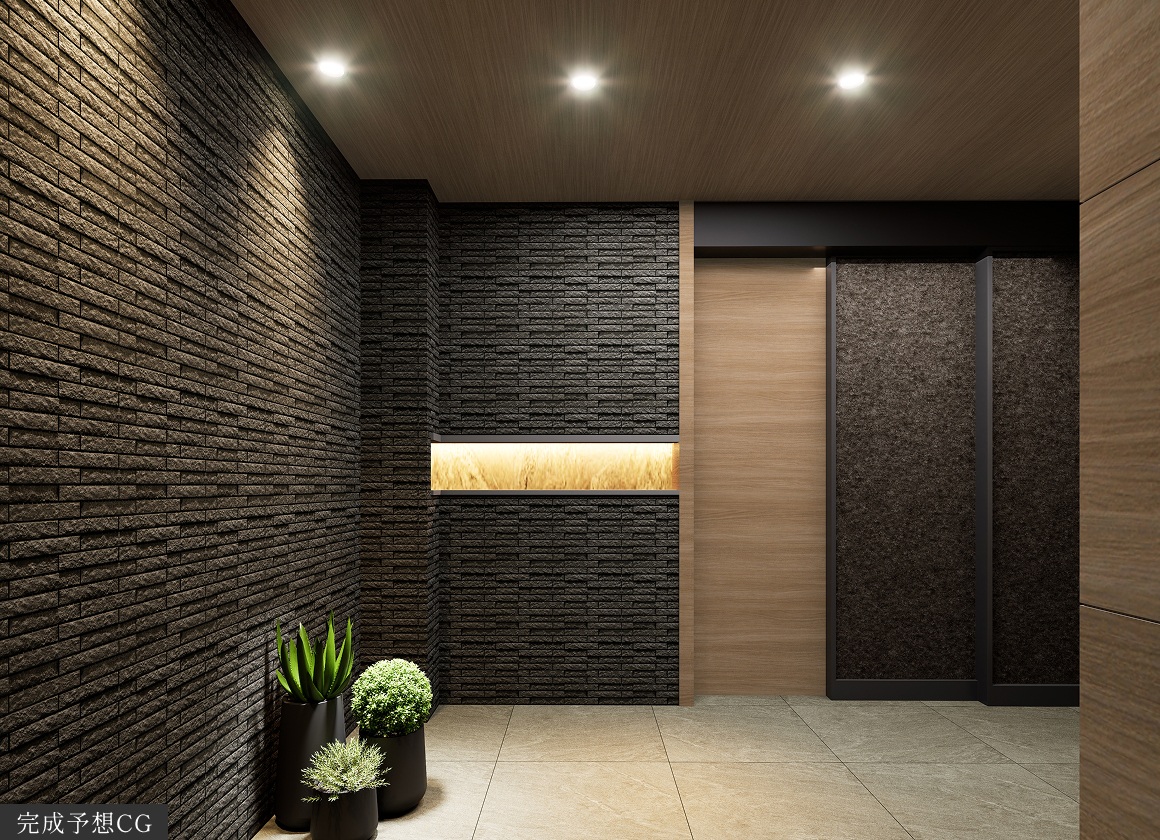 EAST棟エントランス完成予想CG