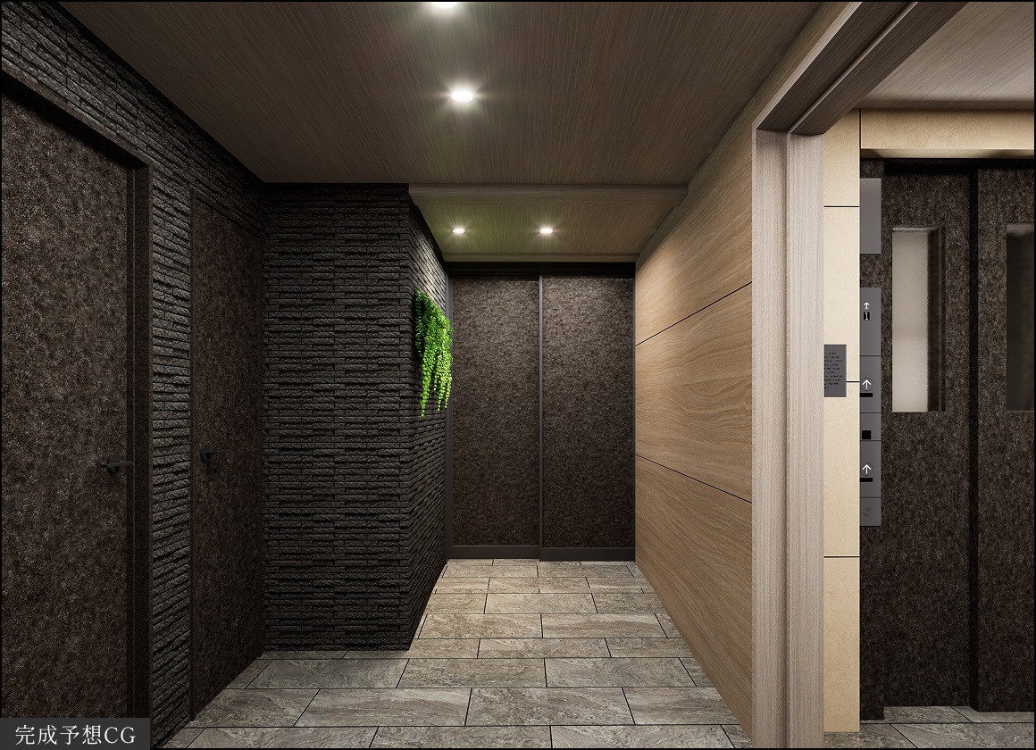 EAST棟コリドー完成予想CG