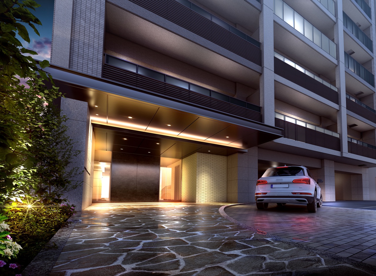 エントランスアプローチ完成予想CG