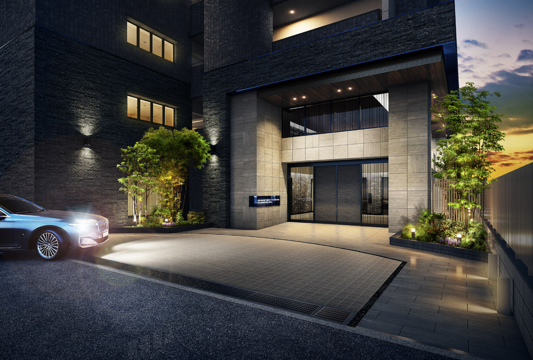 アプローチ完成予想図