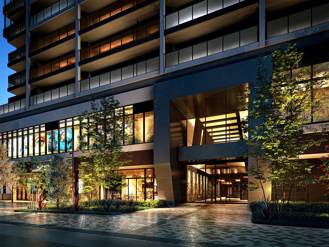 エントランスアプローチ完成予想CG