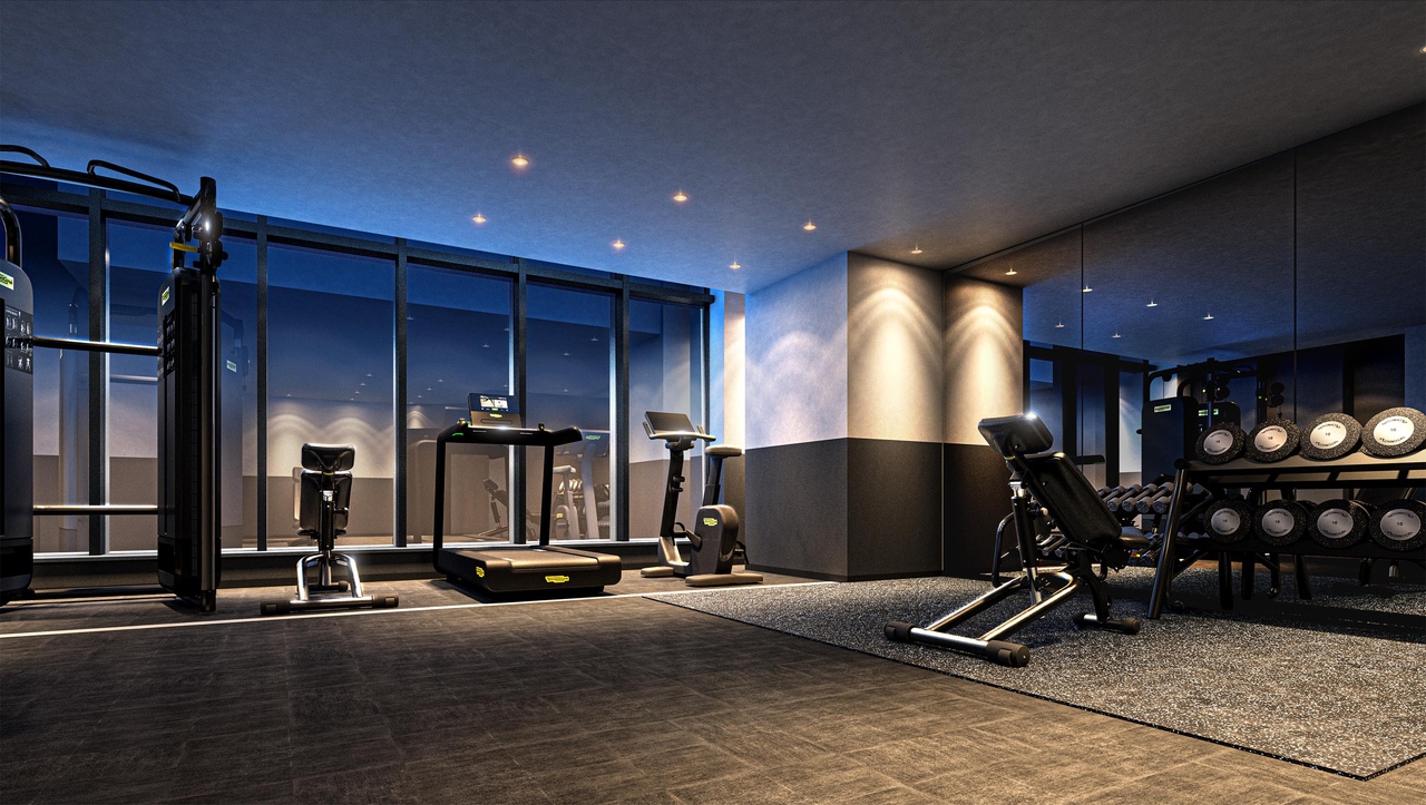 フィットネススタジオ完成予想CG
