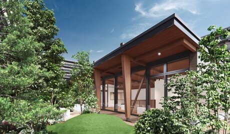 ナラシノヒュッテ完成予想CG