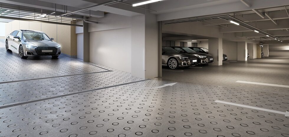 地下駐車場完成予想CG