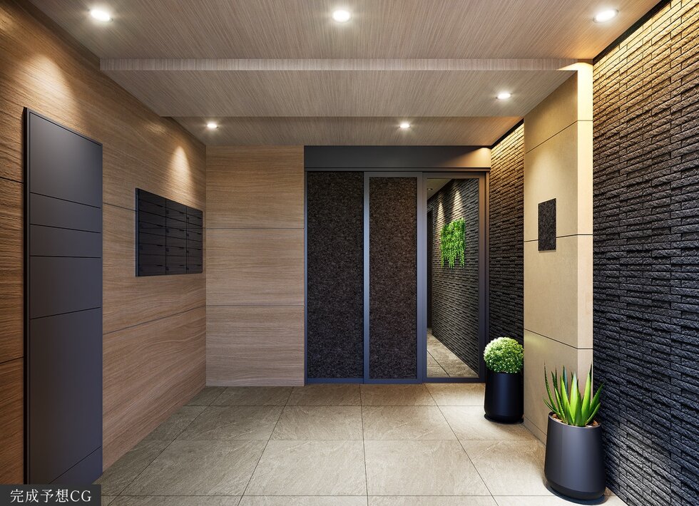 WEST棟エントランス完成予想CG