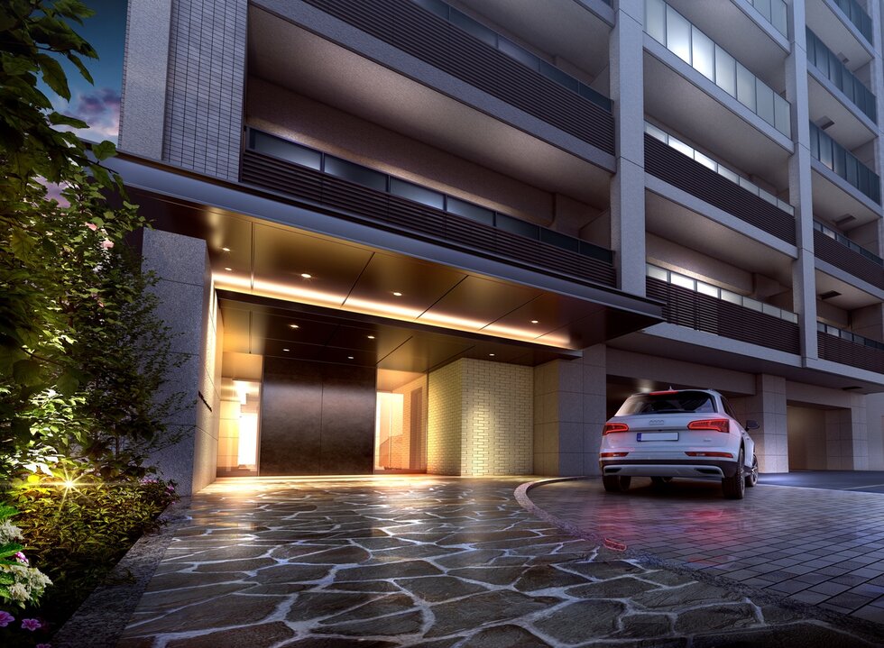 エントランスアプローチ完成予想CG