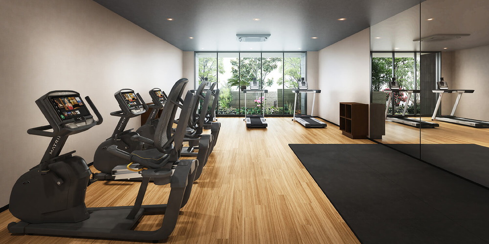 フィットネスルーム完成予想CG