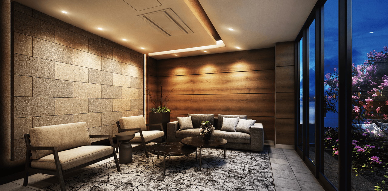 エントランスホール成予想CG