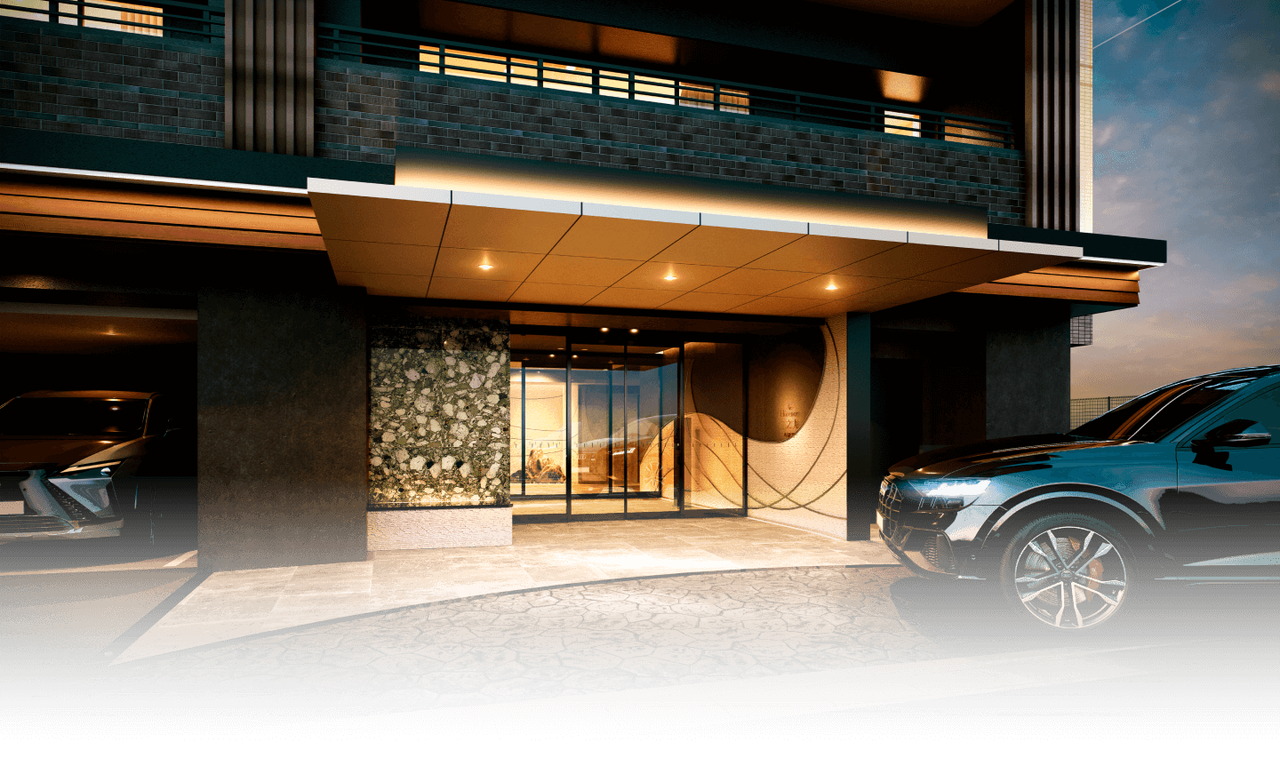 エントランスアプローチ完成予想図