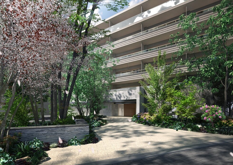 ガーデンエントランス完成予想CG