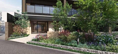 エントランスアプローチ完成予想図