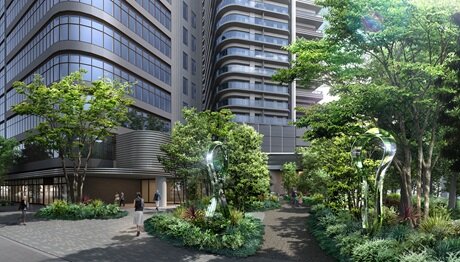 敷地北側入口完成予想CG