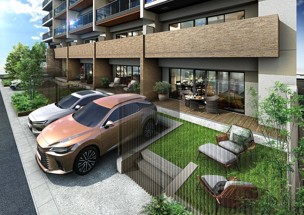 専用駐車場完成予想CG