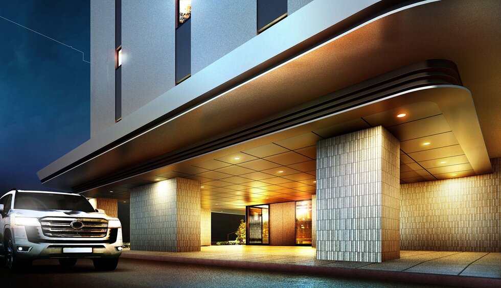 車寄せ完成予想CG