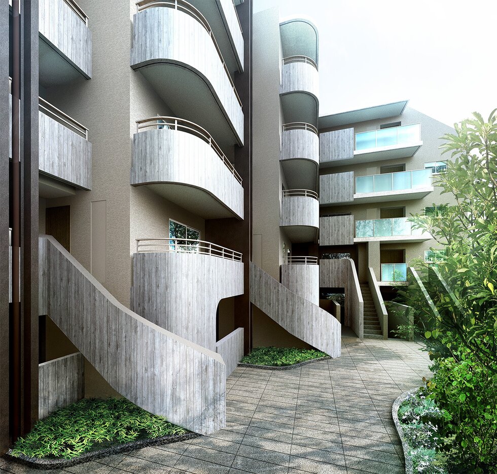 中庭完成予想CG