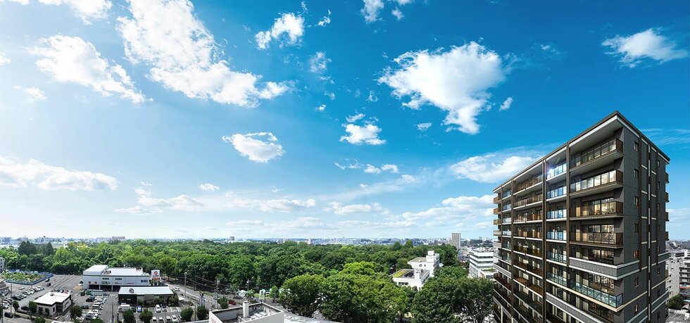 眺望合成外観完成予想CG