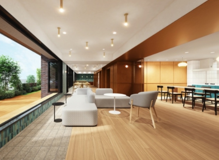 オープンスペース完成予想CG