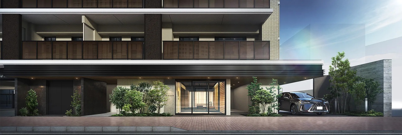 エントランスアプローチ完成CG