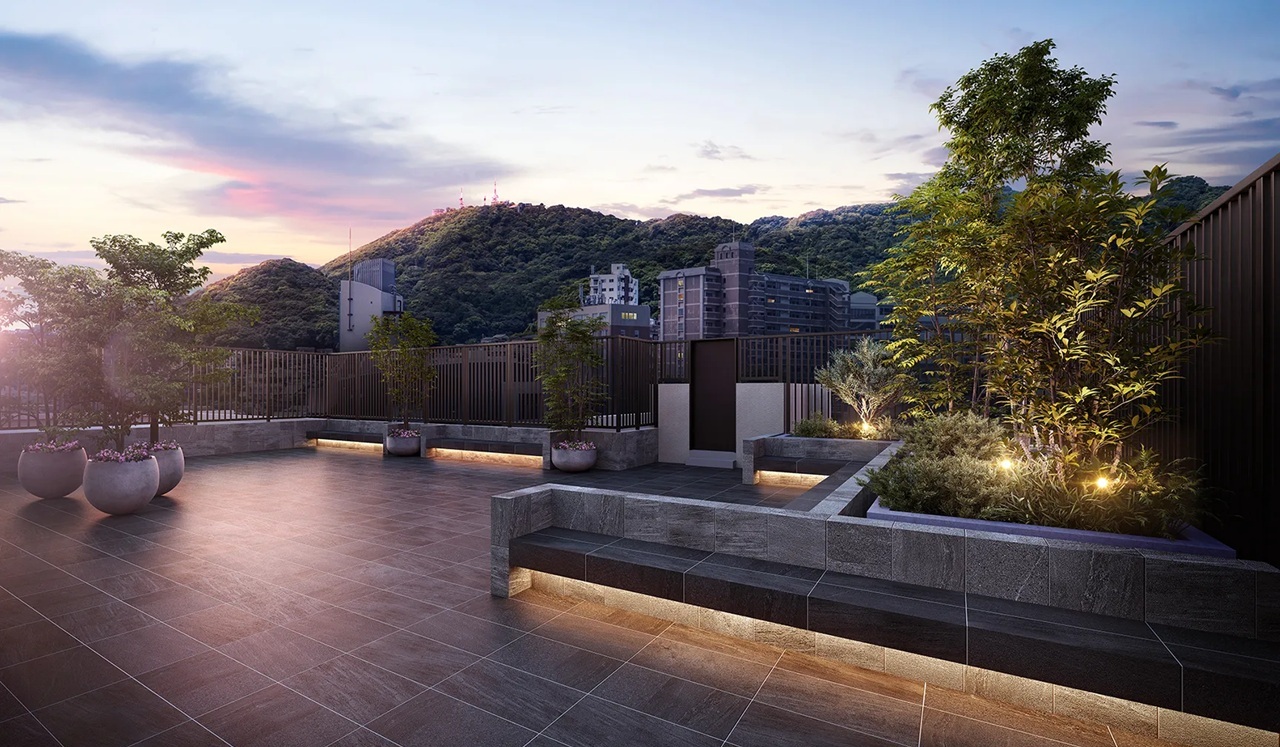 ルーフトップテラス完成CG