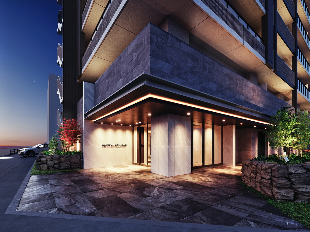 エントランスアプローチ完成予想図