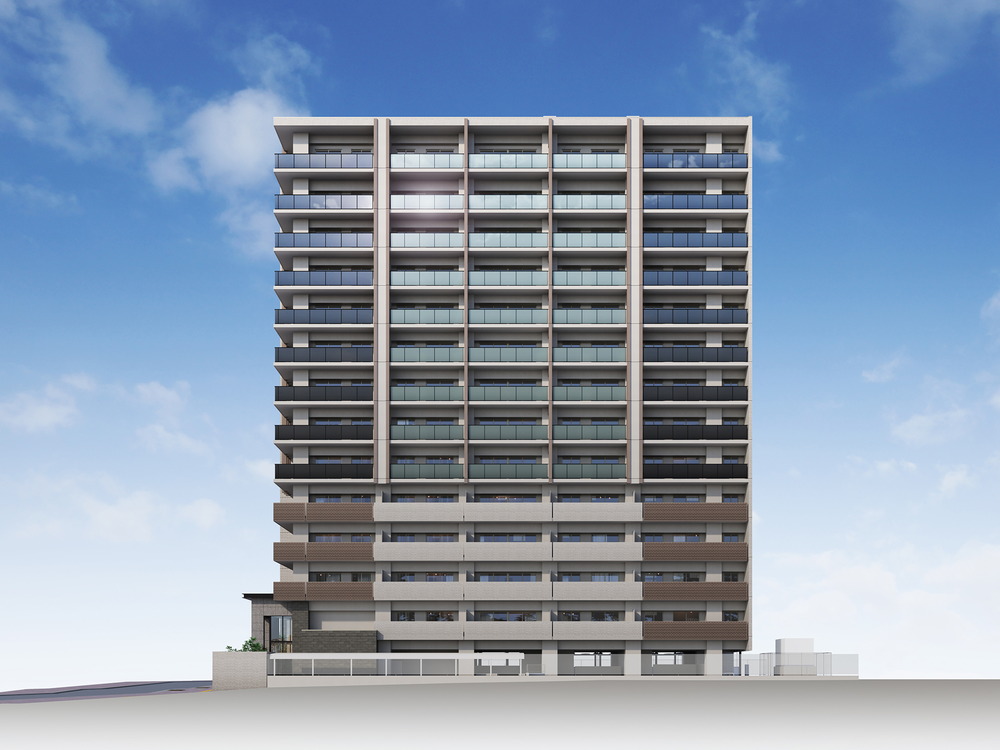 外観完成予想図（立面）