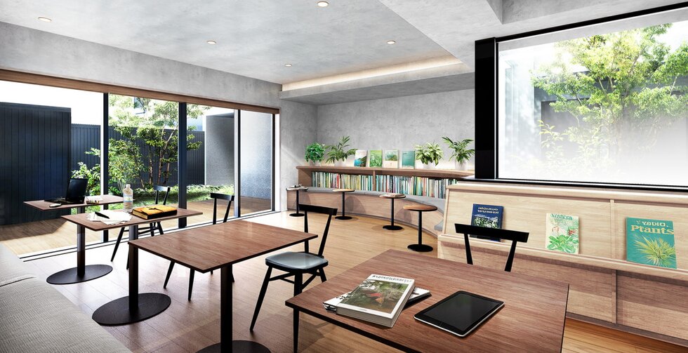 サードプレイスラウンジ完成予想CG