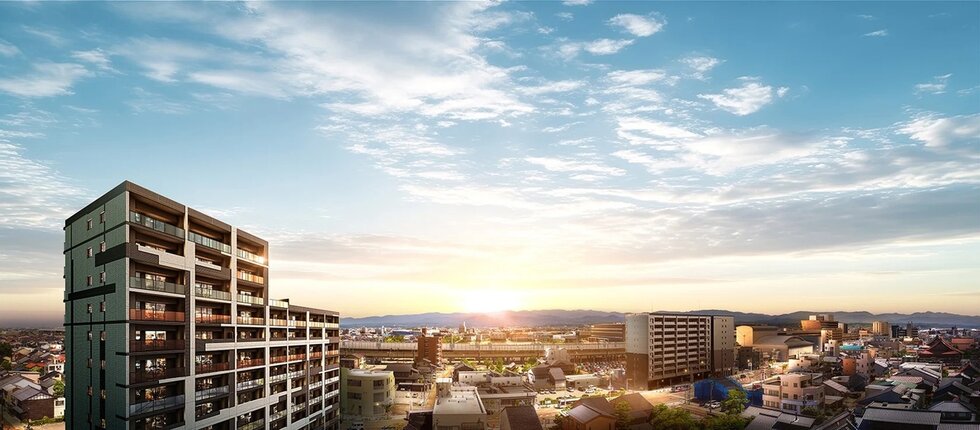 眺望合成外観完成予想CG