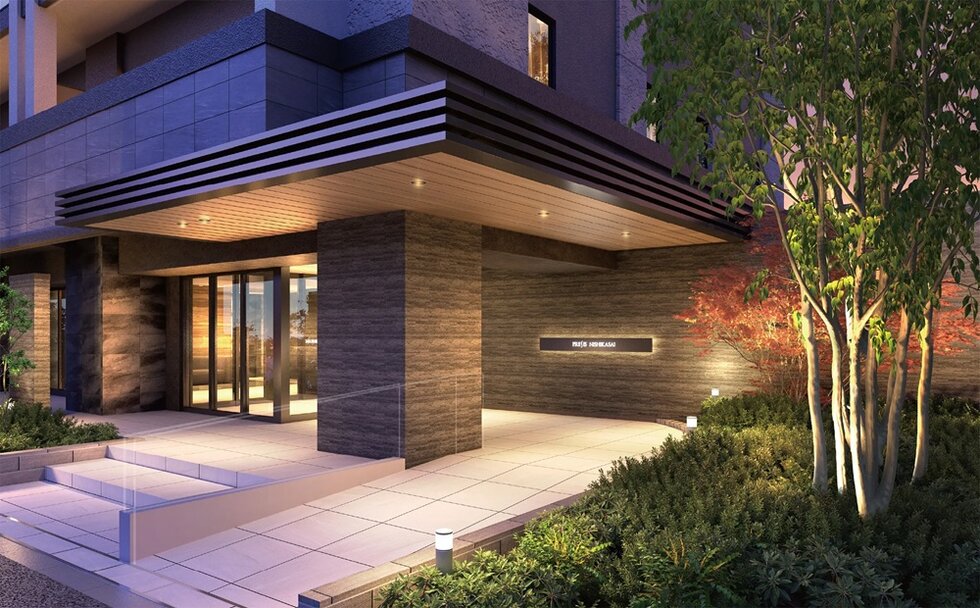 エントランスアプローチ完成予想図