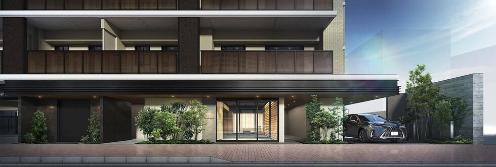 エントランスアプローチ完成CG