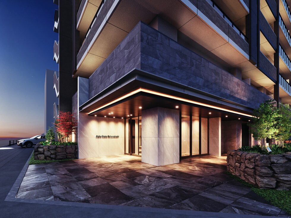 エントランスアプローチ完成予想図