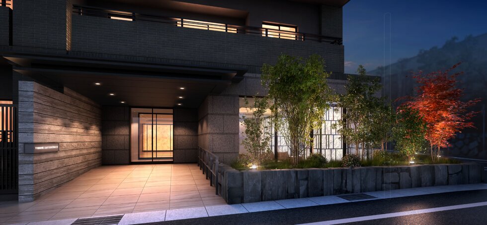 エントランスアプローチ完成予想図