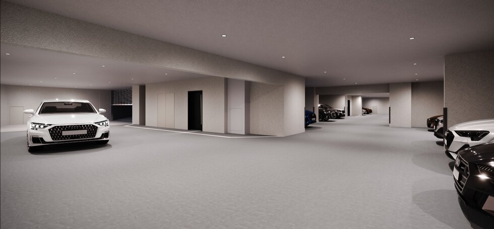 地下駐車場完成予想図