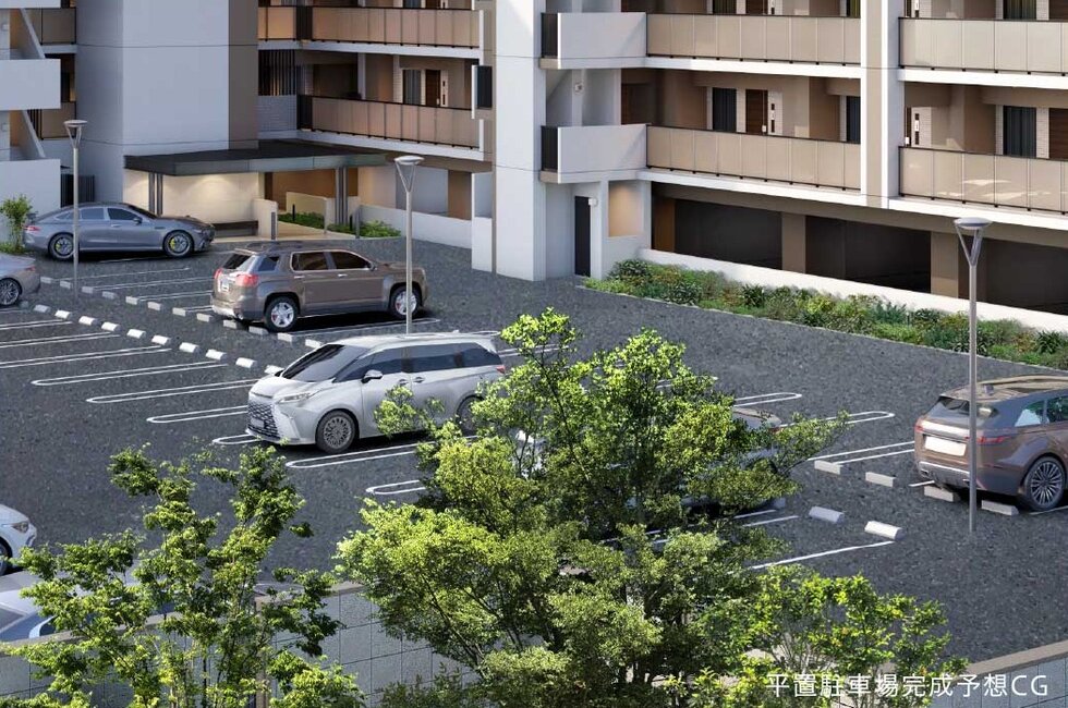 平面駐車場完成予想CG